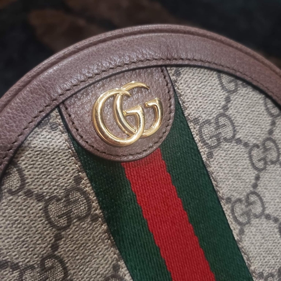 Gucci GG Brown Ophidia Supreme Mini Backpack - Picture 3 of 4